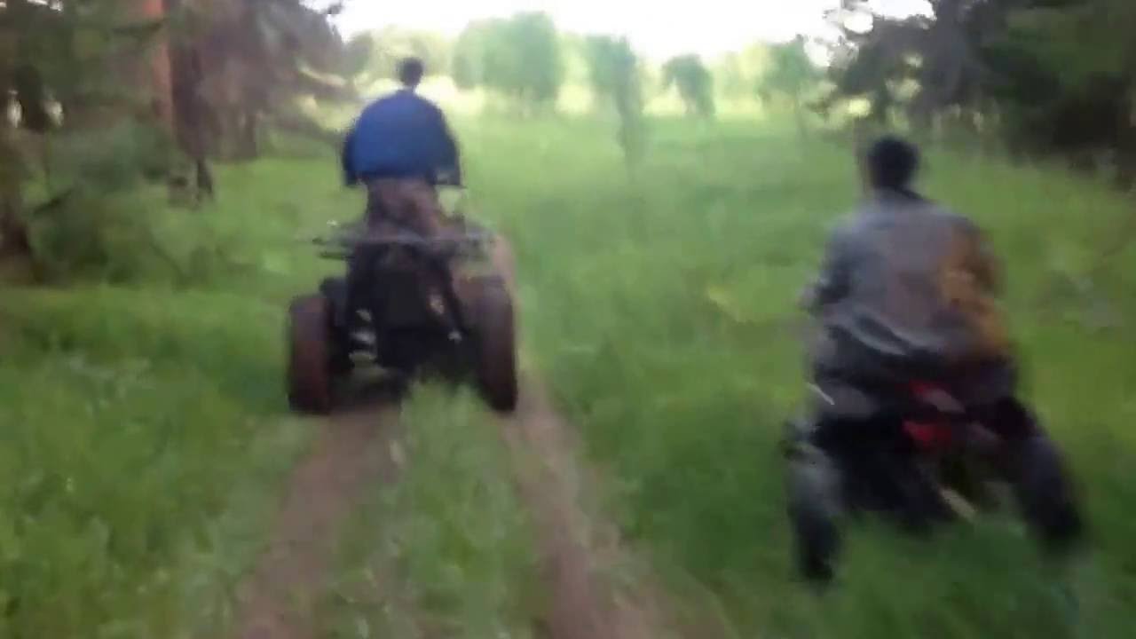 Самодельный квадроцикл с двигателем ваз 2109 - YouTube