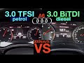 ACCELERATION BATTLE | Audi A6 3.0 TFSI *Supercharged* vs Audi A6 3.0 BiTDI | Petrol vs Diesel