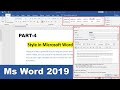 How to Use and Create Style in Microsoft Word in Hindi - MS Word Home Tab (Style Option) in Hindi