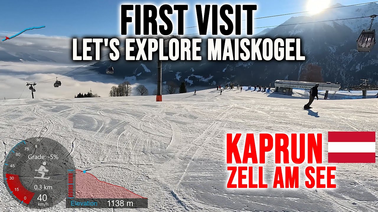 [4K] Skiing Kaprun, First Ever Visit - Let's Explore Maiskogel, Zell am See Austria, GoPro HERO13
