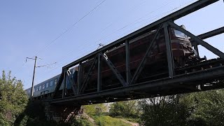 Fast Train 4631 Passing Through Dolna Mahala Station | Skoda 44 132 | May 2023