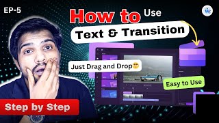 Clipchamp Me Text & Transition Kaise Add Kare? 😱 (Full Tutorial)