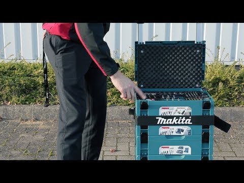 Video: Werkzeugkoffer: Transportwagen Aus Kunststoff Und Aluminium Zur Aufbewahrung Von Bauwerkzeugen Der Marken Bosch Und Makita