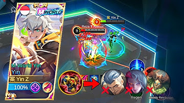COUNTER TYPE HEROES PHYSICAL ATTACKS WITH THIS ITEM | YIN BEST BUILD AND EMBLEM | MOBILE LEGENDS