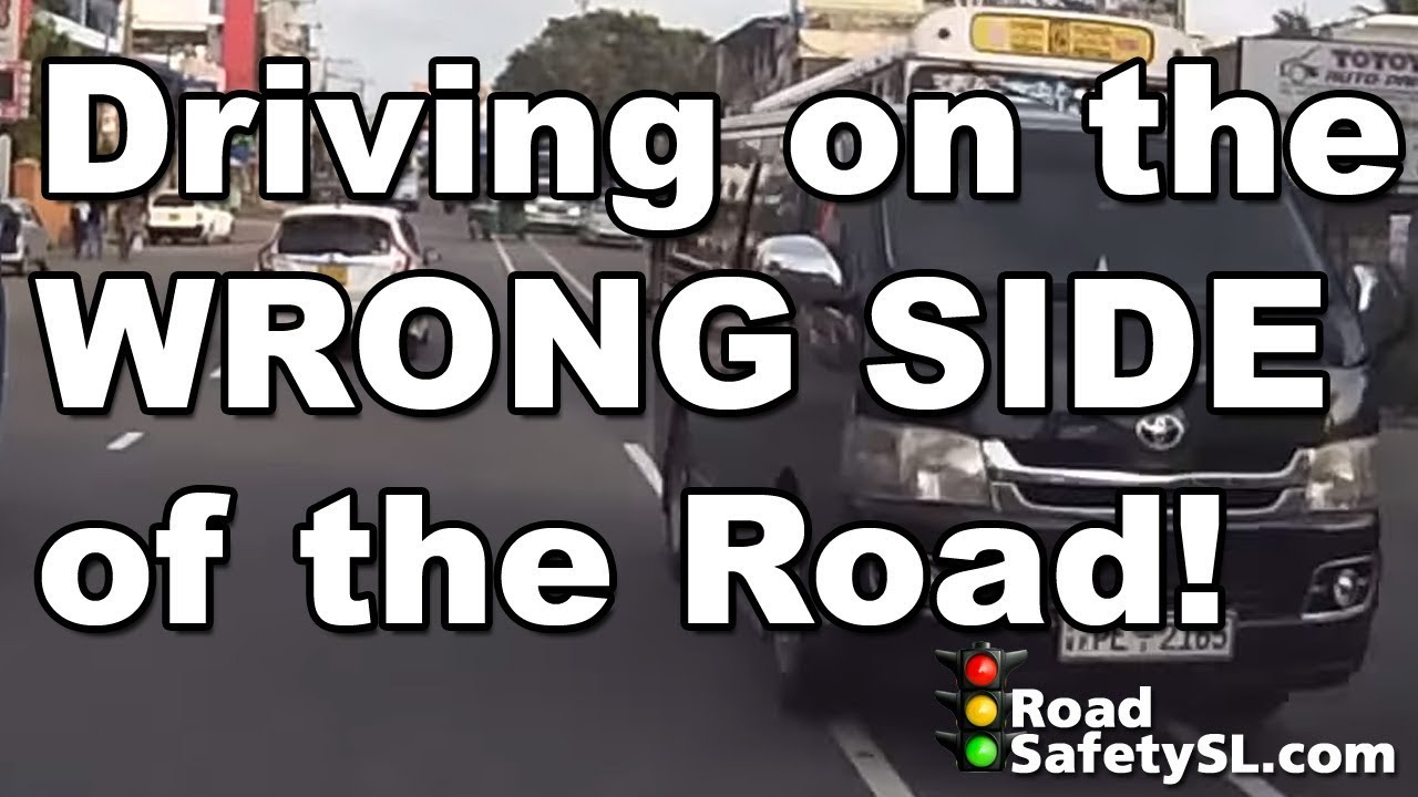 Driving on the wrong side of the road #PE2165 Toyota Hiace - YouTube