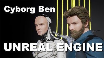 3D character The Cyborg Ben - Unreal Engine, Epic Marketplace