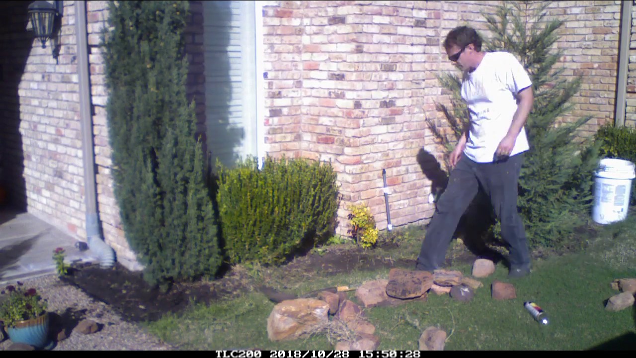 Landscaping With Lava Rock Time Lapse