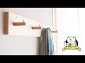 DIYで作るきれいな納まりのコートハンガー ＜Part 2＞ coat rack using dowels