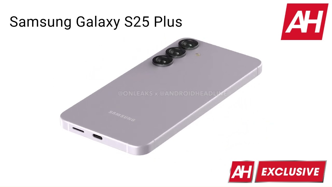 Exclusive: The  Samsung Galaxy S25 + / Plus Renders Leak - AndroidHeadlines