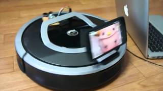 [Bakemonogatari Medley] I played 'Bakemonogatari' in a robotic vacuum cleaner Roomba. 【roomba】