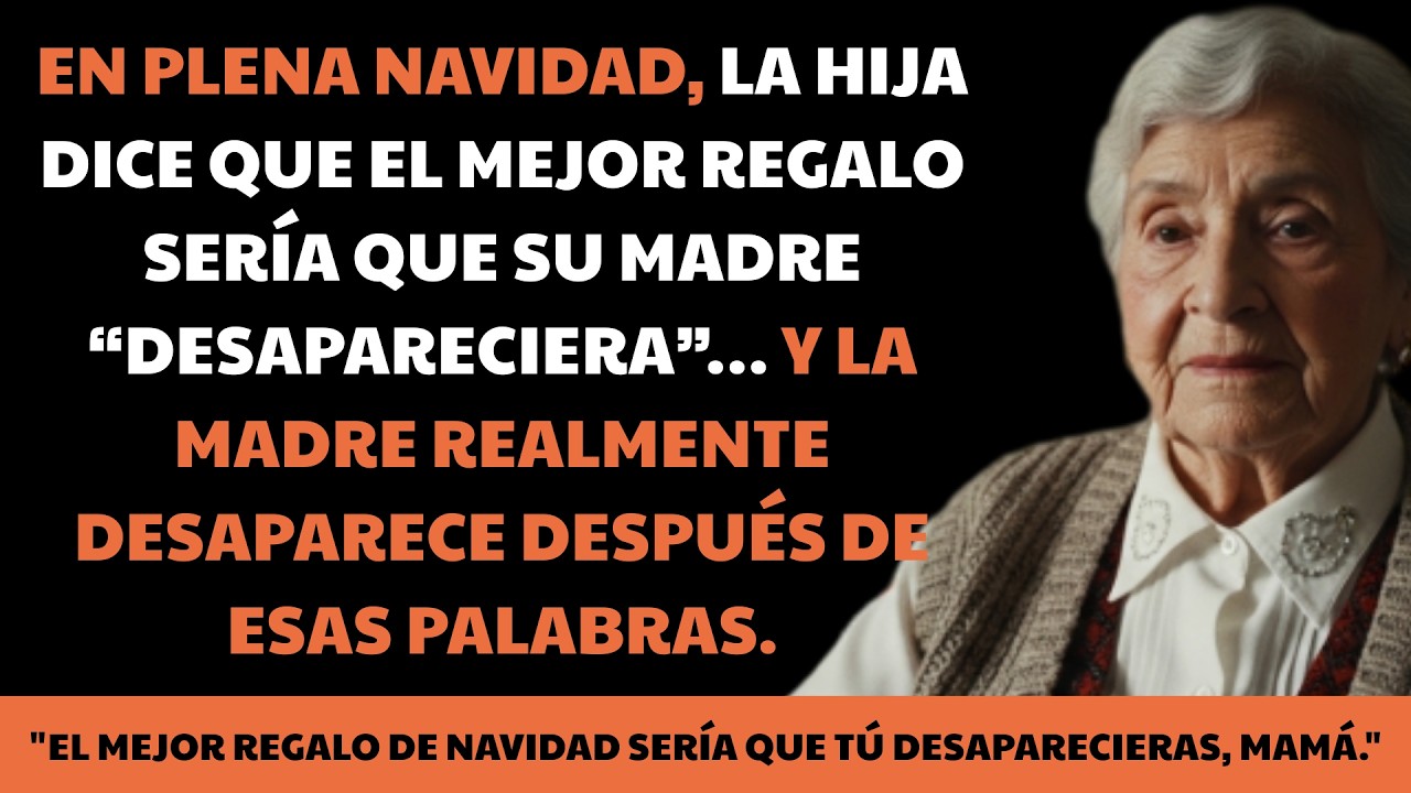 EN NAVIDAD MI HIJA GRITÓ “EL MEJOR REGALO ES QUE DESAPAREZCAS”… ASÍ QUE DESAPARECÍ