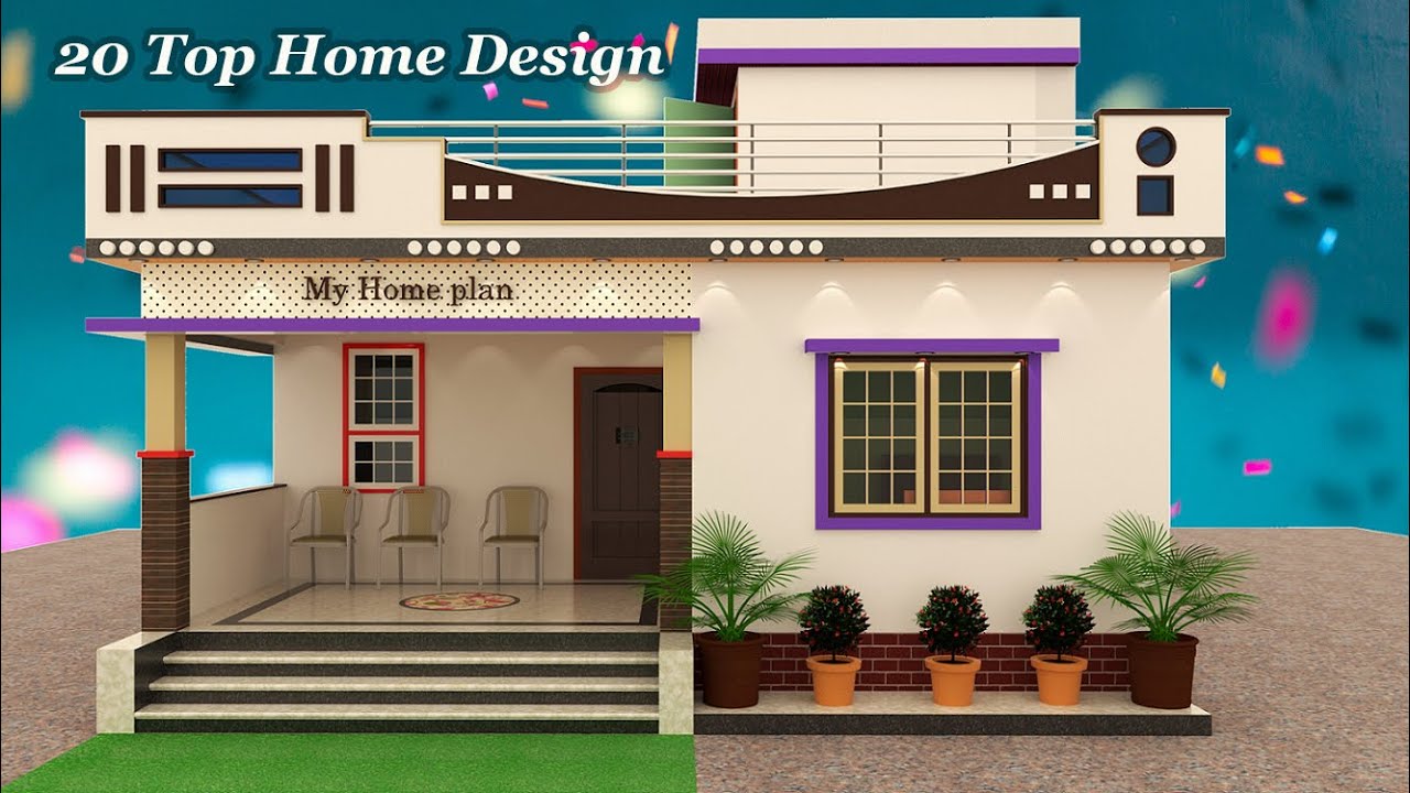 Top 20 Village Home Idea I 20 Beautiful Home Plan I Simple Front ...