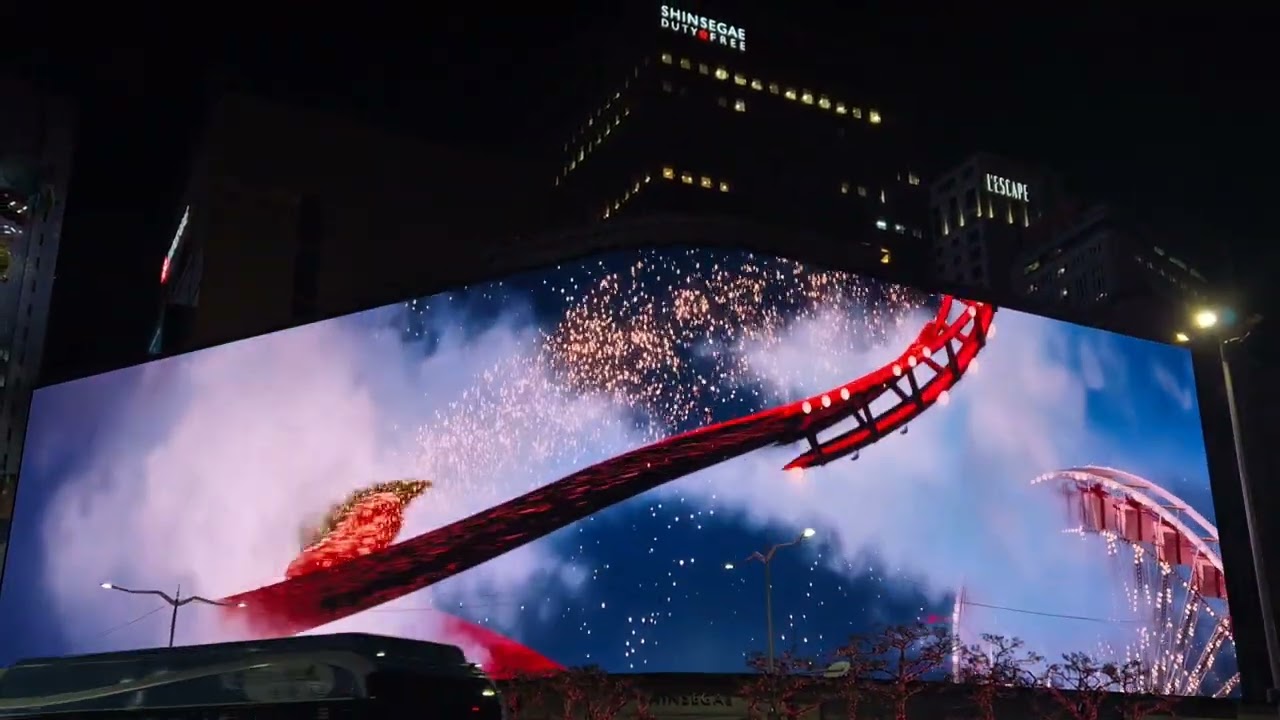 2024년 신세계백화점 파사드 크리스마스 동영상