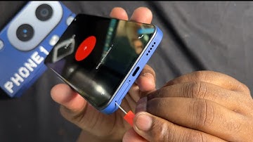 CMF Phone 1 - Insert Sim Card And SD Card