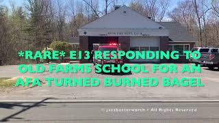 *RARE* Avon Volunteer Fire Department Engine (Mini-Pumper) 13 Responding With Yelp To An AFA!!!!!