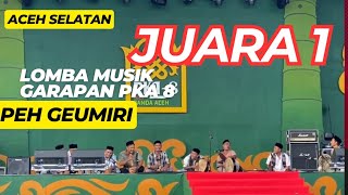 Download Lagu JUARA 1 LOMBA MUSIK TRADISI GARAPAN PKA 8 2023 Peh Geumiri. MP3