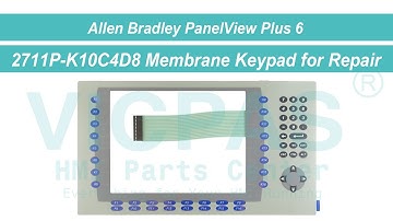 How to Repair 2711P-K10C4D8 Panelview Plus 6 Terminals Keypad LCD Display?