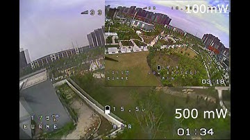 FPV - RANGE TEST R9M 100mW VS 500 mW