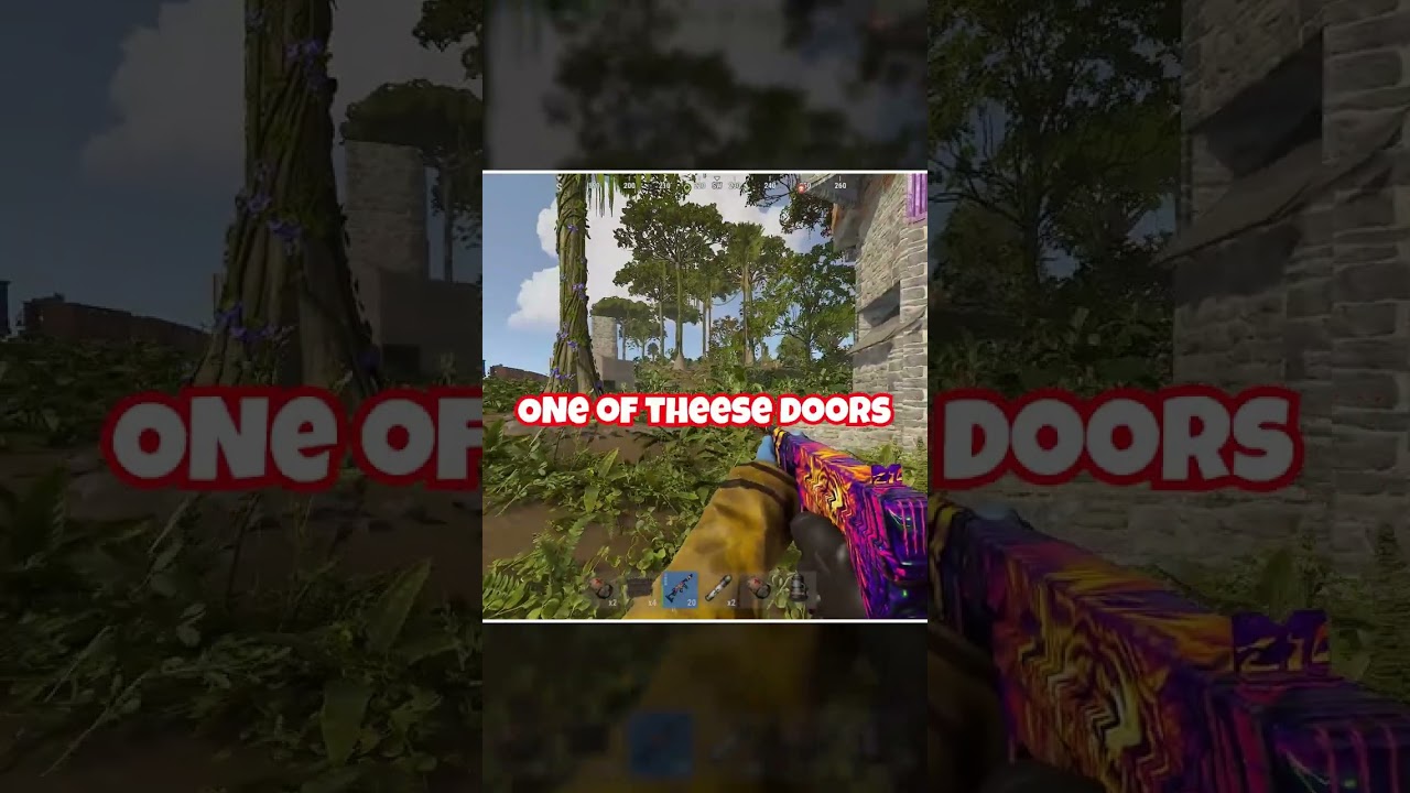 Knock, Knock, Knock. Game bug or Admin? #shorts #rust