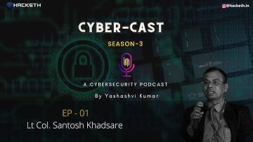 Digital Forensics & Incident Response with Lt. Col. Santosh Khadsare Sir | Cyber-Cast | S-3 | EP- 01