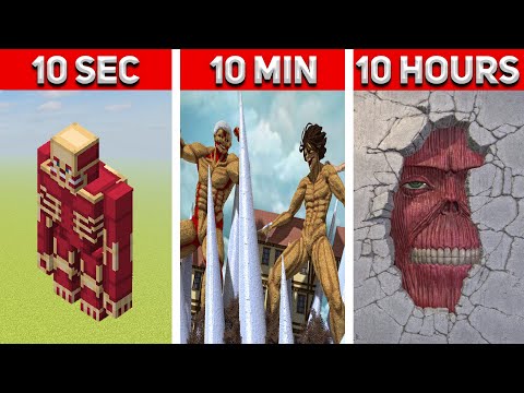 ALL-Titans-in-MINECRAFT:-10-Hours,-10-Minutes,-10-SECONDS!