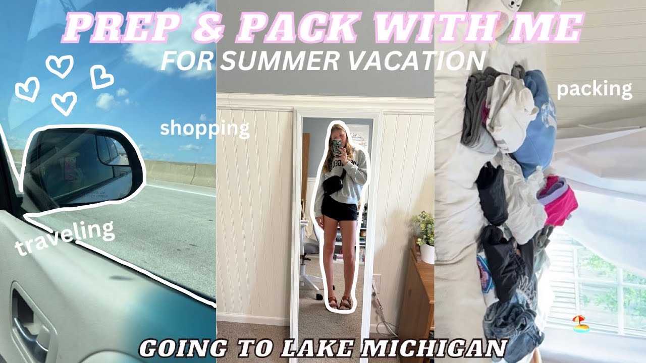 PREP & PACK with me for summer vacation - YouTube
