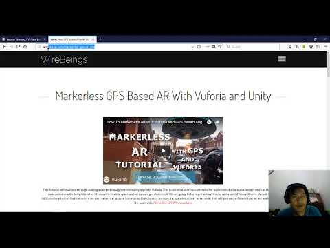 Tugas ARVR : Tutorial Membuat markerless AR - GPS based dengan Vuforia