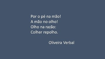 Oliveira Verbal 000040 Sílabas