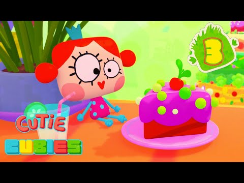 Cutie Cubies 🎲 Episode 3: WHERE THE VITAMINS ROAM🍏Moolt Kids Toons