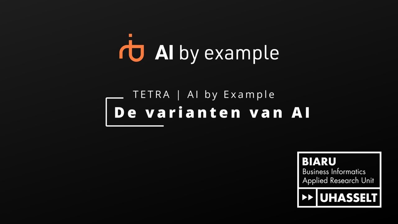De Varianten van A.I. - Deel 1 Classificatie