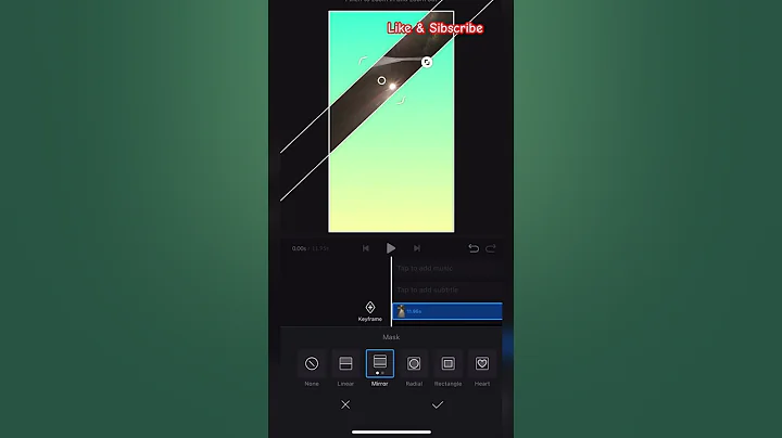 VN Editing Tutorial keyframe +Mask Mirror !!Keyframe + Mask #trend #photography #vnvideoeditor #vn