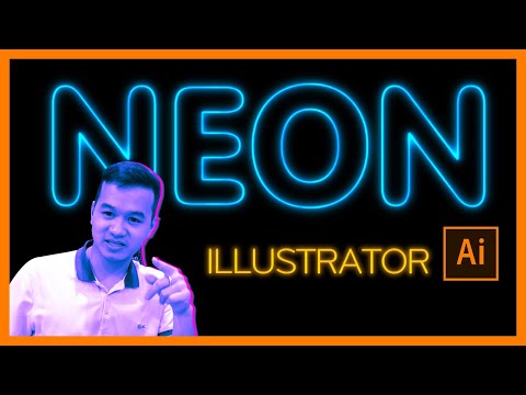 Video Làm hiệu ứng chữ neon trong illustrator, hiệu ứng chữ... - youtube