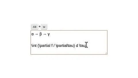 Tex to Unicode, a Chrome extension