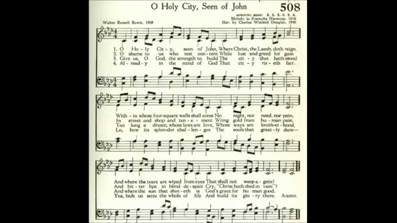 Is The Hymn Holy City Appropriate For A Funeral Service