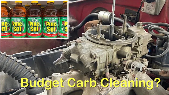 Budget Carburetor Cleaning/Rebuild - The Pine-Sol Trick