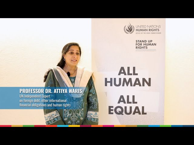Dr. Attiya Waris | UN Independent Expert | Debt Justice
