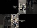 Cable vs Machine Pec Fly. What’s the Difference #fitness #beginnerworkout #workouttips