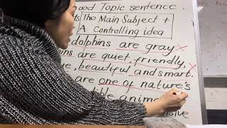 Good writing: How to make a good topic sentence?