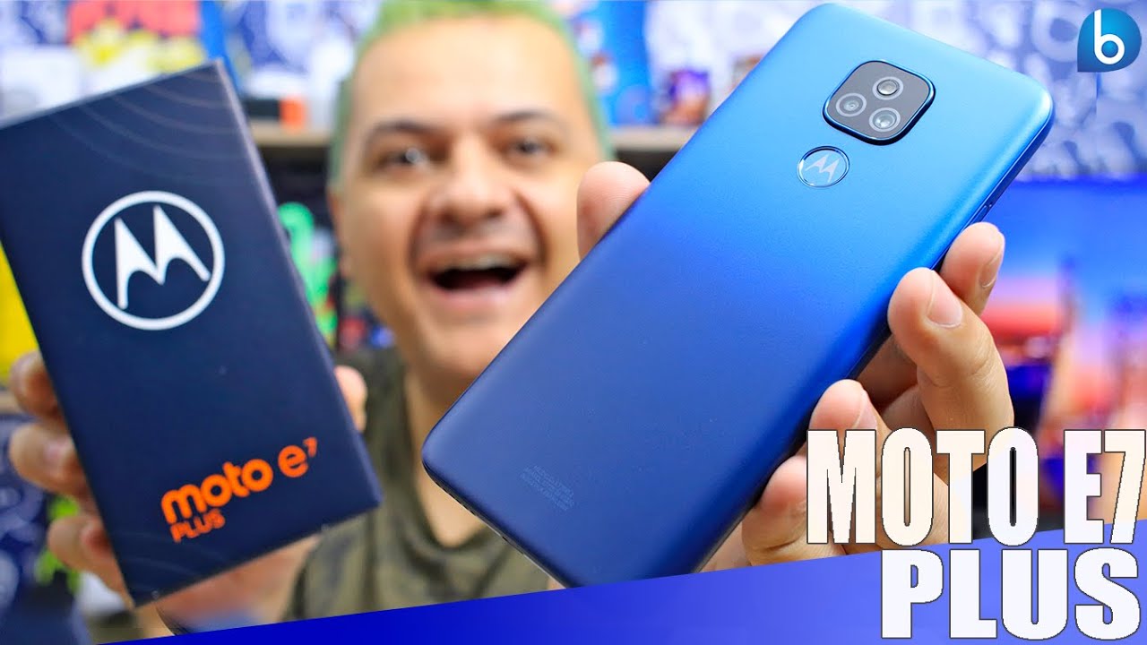 JÁ TÁ NA MÃO! MOTO E7 PLUS | Lançamento MOTOROLA | Unboxing e Impressões -  YouTube