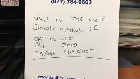How to Calculate True Airspeed using E6b computer for student pilots.