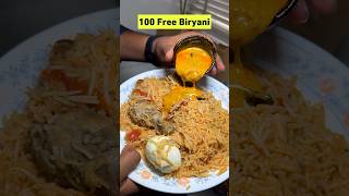 💥 100 Free Chicken Biryani ⁉️ #shorts Nellai XO Nungambakkam #viral Challenge