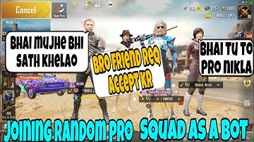 JOINING RANDOM PAKISTANI PRO SQUAD AS A BOT | PUBG MOBILE | NIXELL GAMING
