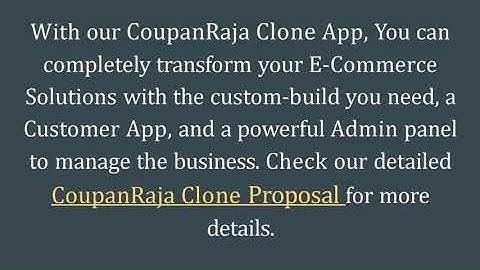 Best CouponRaja Clone Script - Readymade Clone Script