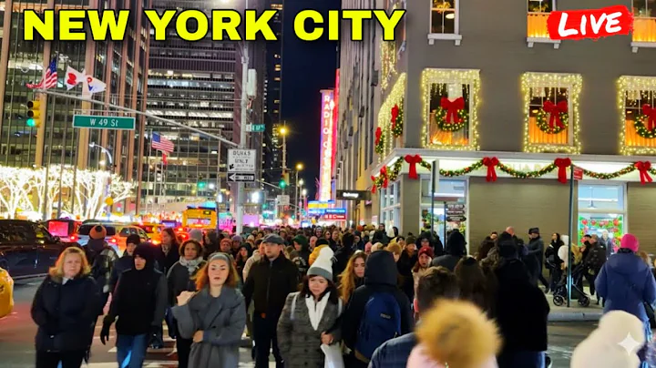 IRL New York City Saturday Evening Walk in Manhattan (06th December 2025)