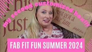 Customized Box #2! @fabfitfun #summer2024 #last #customized