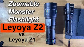 Leyoya Z2 similar to Smiling Shark MT010 super bright 40 watt zoom flashlight