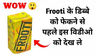 Best Use Of Waste Frooti Packet Craft Idea | Best Out Of Waste