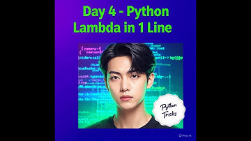 🎬 Day 4 – Master Lambda Functions in Python | 30 Python Tricks in 30 Days