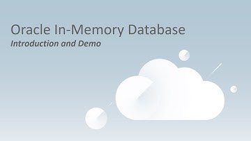 Oracle InMemory Database Introduction and Demo