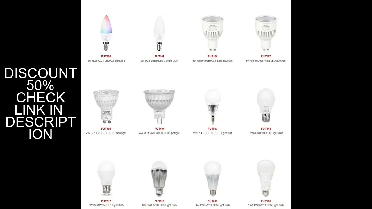 Miboxer LED Spotlight FUT103 FUT104 FUT013 FUT014 FUT105 FUT108 FUT012 FUT107 FUT017 FUT106 FUT019 F